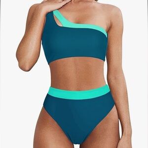 Size small Mooslover swim suit. Never worn- just tried on and washed.